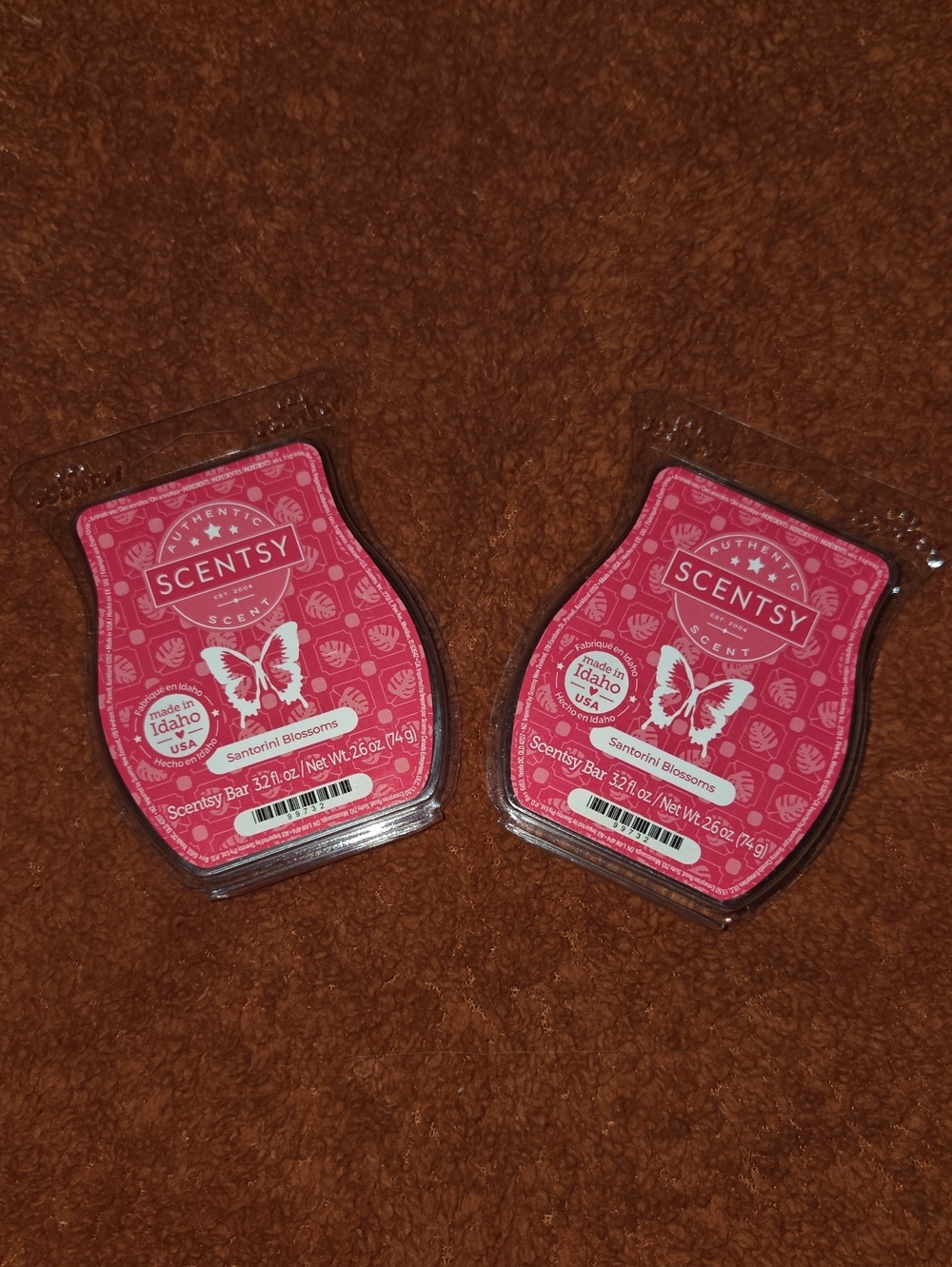 Set Of 2 Santorini Blossoms Wax Bars